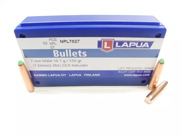 7mm Lapua 10.1g N564 Naturalis, 50 pieces - 7 mm rifle bullets - NPL7027 - 1