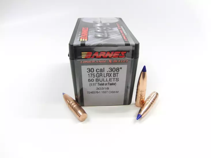 .30cal Barnes 175gr LRX BT Bullet 50pcs - 30 cal. rifle bullets - 30318 - 1