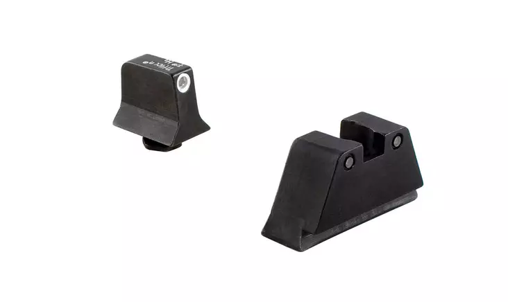 Trijicon Bright & Tough Night Sight Suppressor Set Glock White Front / Black Rear - Iron sights for pistols - GL201-C-600658 - 1