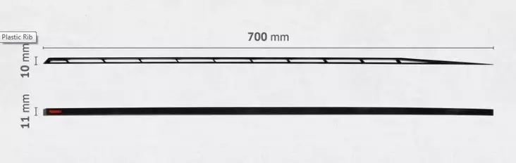 Shotgun 10mm Raised Rail 28" with Fiber Wadding - Shotgun sights and riser mounts - haulikonkisko28 - 3