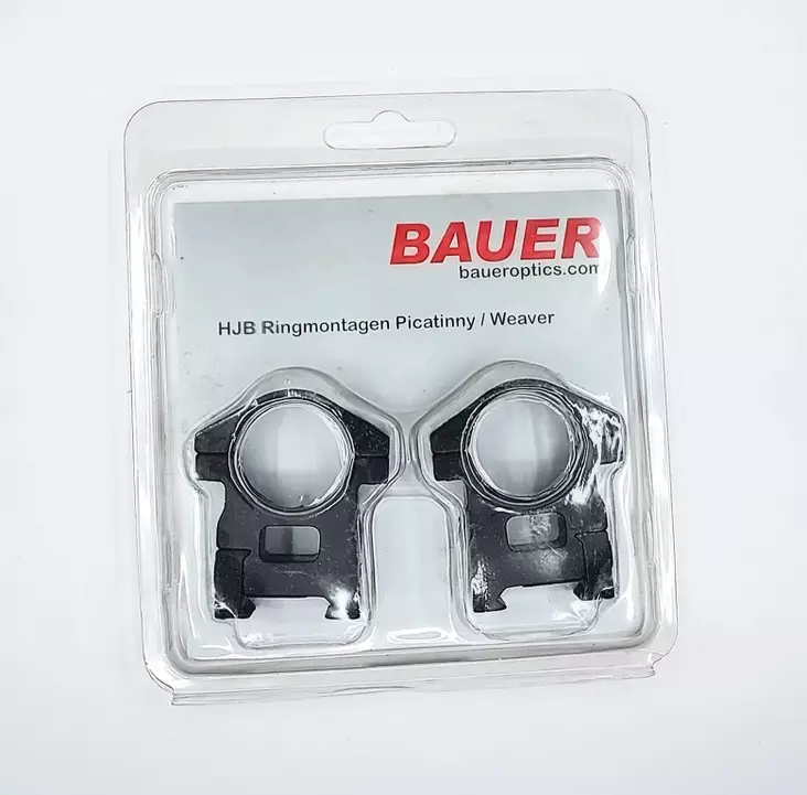 Bauer Scope Mounts for 25.4mm Picatinny Rail - Two-piece Picatinny / Weaver - 80139 - 1