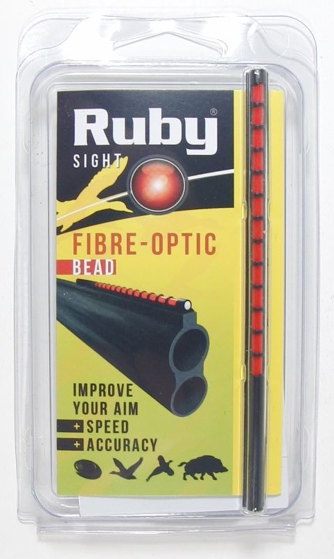 RUBY Fiber Optic Shotgun Bead Red 120mm - Shotgun sights and riser mounts - RO-39 - 1