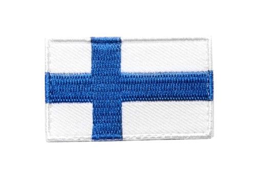 Finnish Flag Velcro Fabric Patch 50x30mm - Sleeve badges and velcro badges - AW-Merkki-9 - 1