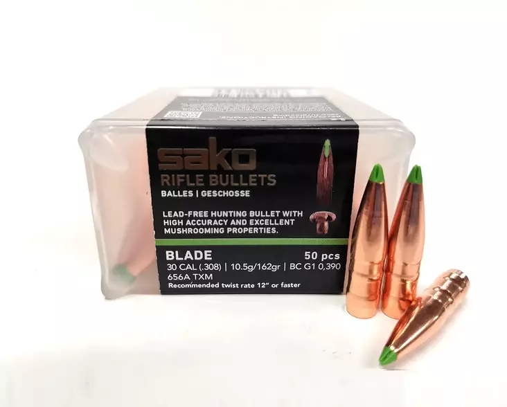 .30 Cal Sako Blade Bullet 10.5g/162gr 50pcs - 30 cal. rifle bullets - P5AS655A - 1