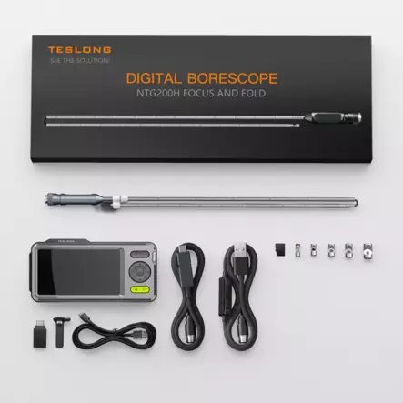 Teslong NTG200H-NTS500B Folding Borescope 26'' - Bore cameras - TSNTG200H-NTS500B - 2