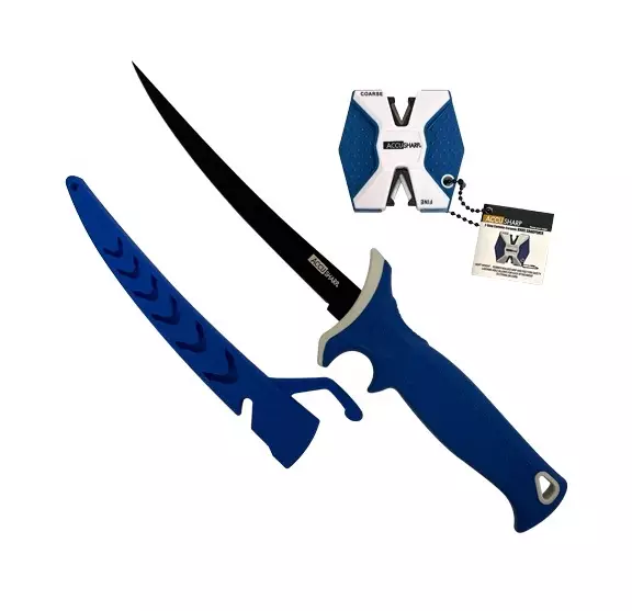 Accusharp Fillet Knife with Sharpener - Game processing knives - 736C - 1