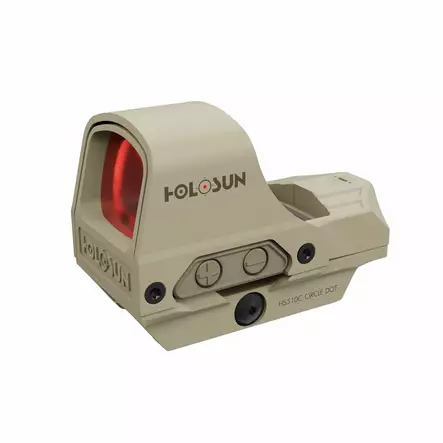 Holosun HS510C FDE Red Dot Sight with Quick Release Mount - Open reflex red dot sights - HS510C-FDE - 1