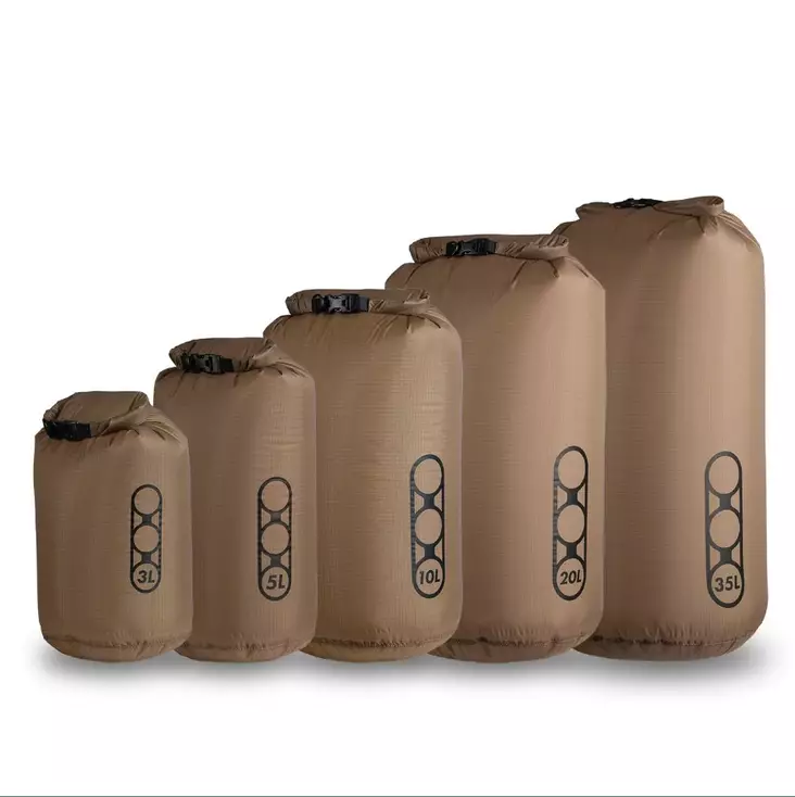 Eberlestock Cirrus Ultralight Dry Bag, 3 Liters, Dry Earth (ADB) - Rain covers and waterproof dry bags - ADB3E - 1