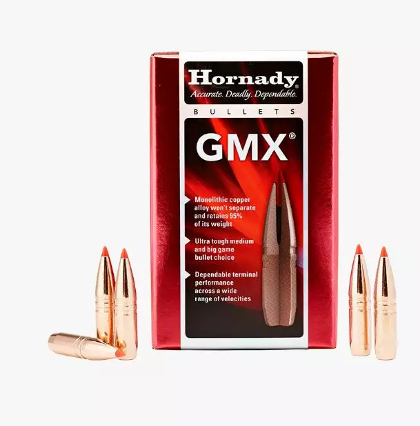 .30 cal Hornady 11.70g / 180gr GMX Copper Bullet 50pcs - 30 cal. rifle bullets - 201820-G - 1