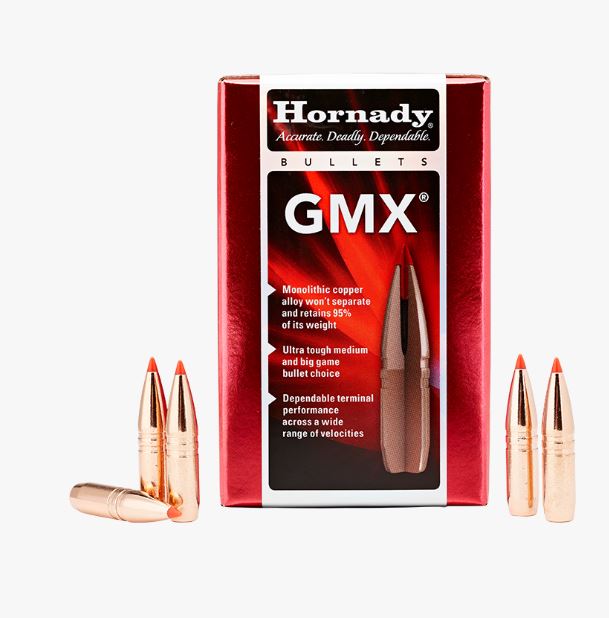 6.5mm Hornady 9.1g / 140gr GMX Copper Bullet 50 pcs - 6.5mm rifle bullets - 201760-G - 1