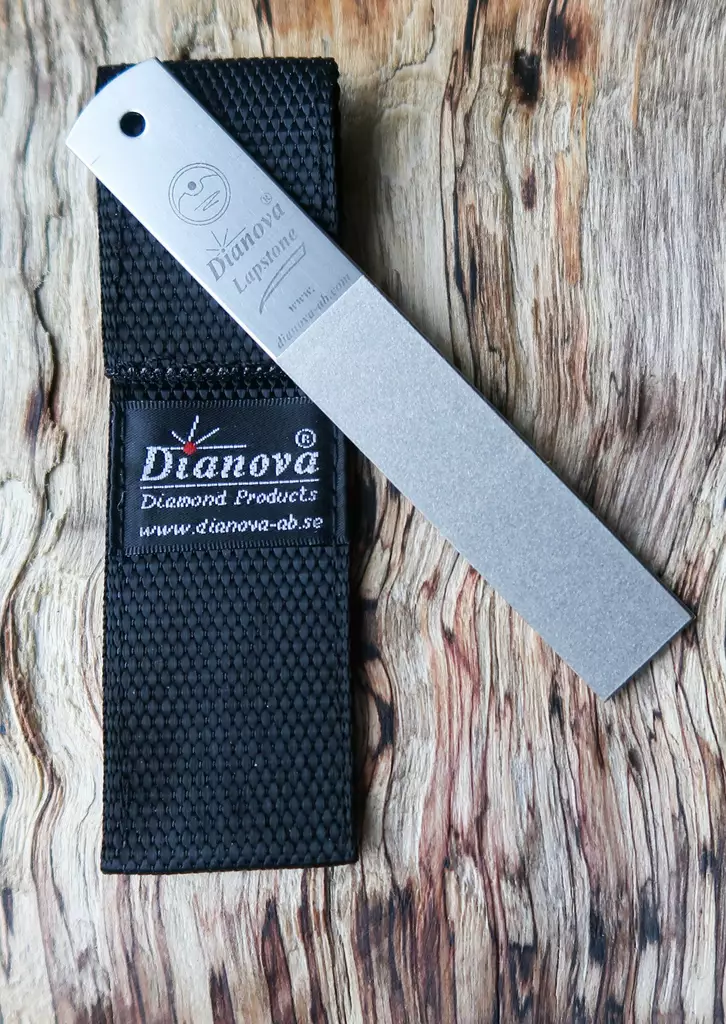 Dianova Classic Short Diamond Sharpener with Case - Gringind stones and blade covers - LSC20115G - 1