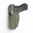 Glock BGS Malin OD Green Left-Handed Pistol Holster with Mid Ride Belt Attachment - Passive pistol holsters - ML-GLOCK-ODG-LH - 1