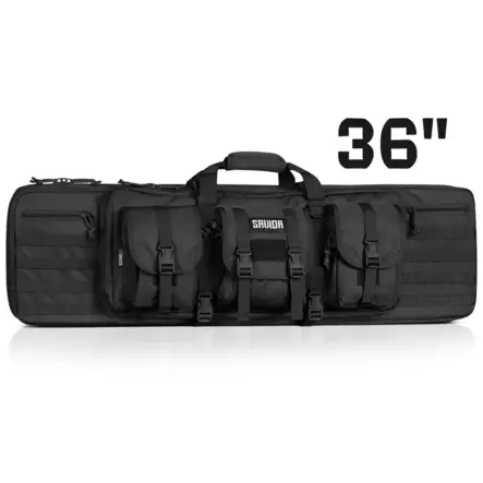 Savior Equipment American Classic Double aselaukku 36" / 91 cm - Soft gun cases - RB-3612DG-V1-BK - 1