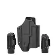 Glock BGS Malin Pistol Holster with PID Light Position + Mid Ride Belt Attachment - Passive pistol holsters - ML-GLOCK-PID-BLK - 5