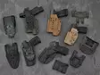 Glock BGS Malin Pistol Holster with PID Light Position + Mid Ride Belt Attachment - Passive pistol holsters - ML-GLOCK-PID-BLK - 7