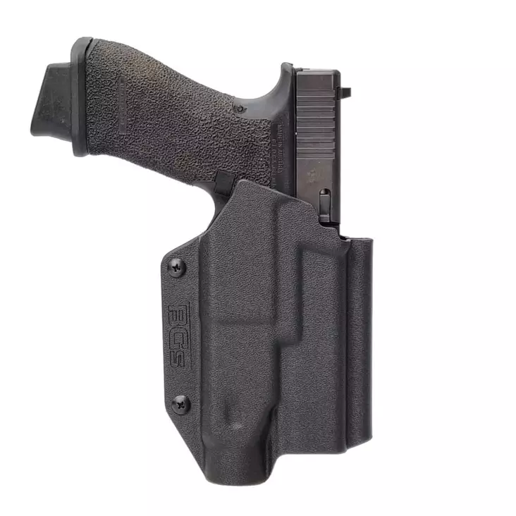 Glock BGS Malin Pistol Holster with PID Light Position + Mid Ride Belt Attachment - Passive pistol holsters - ML-GLOCK-PID-BLK - 1