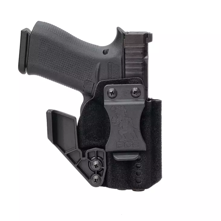 Glock 43X BGS Renny IWB Pistol Holster with Retention Lock - Passive pistol holsters - RN-GLOCK43X-BLK - 1
