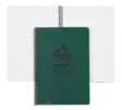 Modestone A5 Waterproof Notepad 210x148mm Green, 50 Sheets, 100 Pages - Note-taking and writing tools - C53MIL - 3