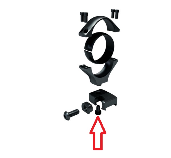 Optilock ring mounting screw M5x6 - Sako / Optilock rings and bases - S4451071L - 6