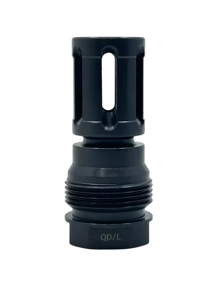 Silent Steel A1 QDL Flash Hider – Flash Suppressor for QDL Muzzle Devices - Rifle muzzle brakes and flash hiders - FHA1-556-12X28-QDL - 1