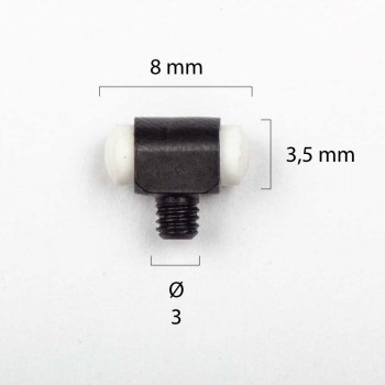 Shotgun FILLER 3.5mm White M3 THREAD - Shotgun sights and riser mounts - 40110C63mm - 1