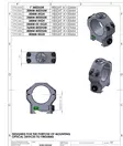 Tier-One 34mm Scope Mount Picatinny Base - Two-piece Picatinny / Weaver - T1PIC34M - 2