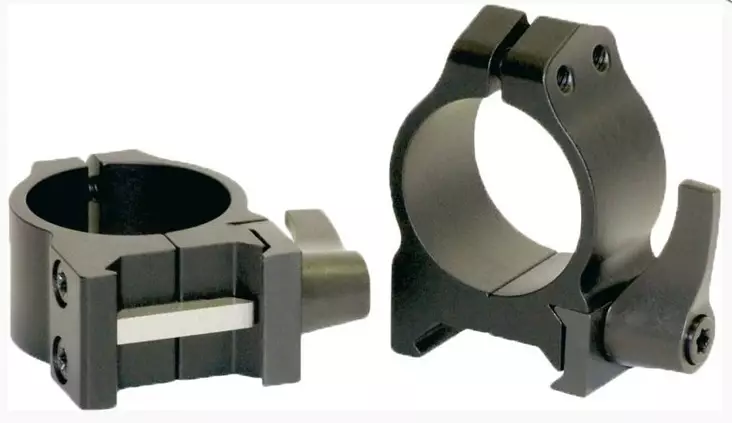 Warne 1" Quick Release Mount for Picatinny Rail - Two-piece Picatinny / Weaver - 200LM - 1