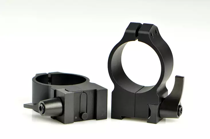 Warne 30mm Tikka High Rail Mount - 17 mm Tikka rings and bases - 15TLM - 1