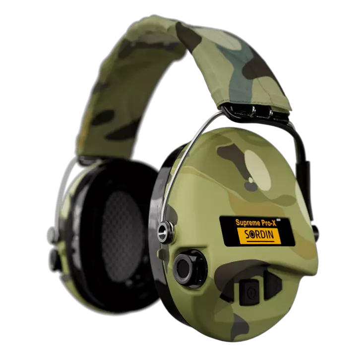 Sordin Supreme Pro-X Hear2 CAMO LED Active Hearing Protectors - Hearing protectors and earplugs - 75302-X-08-S - 1