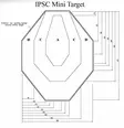 IPSC Mini Target 60% Brown/White - SRA and IPSC targets - IPSC-MINI-BW - 4